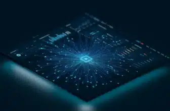 Isometric dashboard illustration showing backlink network for off-page SEO software