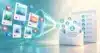 Social media posts flowing through a funnel into an email inbox, showing how followers become email subscribers