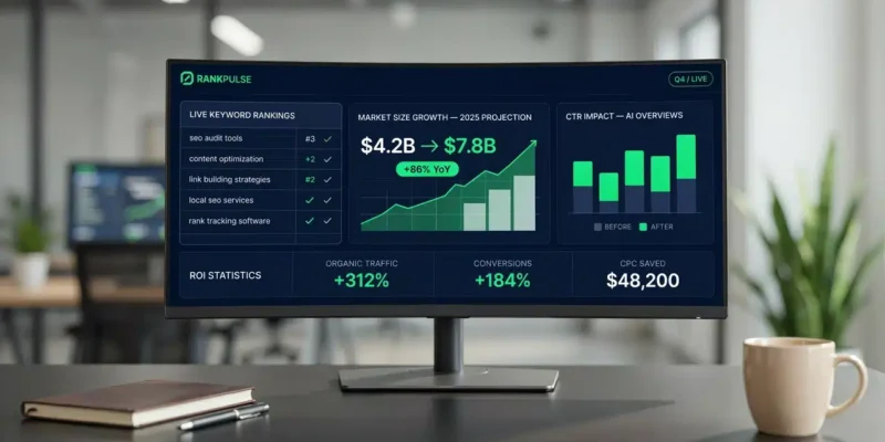 SEO Software Statistics 2026: Market Size, AI Impact & ROI Data You Need to Know